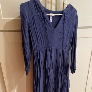 Comfy blue dress